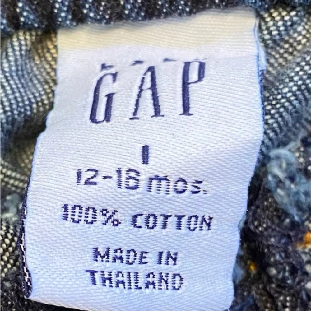 Vintage WT‎ Baby Gap Unisex L (12-18 Months) 100% Cotton Denim Jeans
